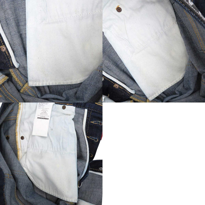 DSQUARED2 
Paint Cotton Distressed 
Skater Jean Skater Denim Pants