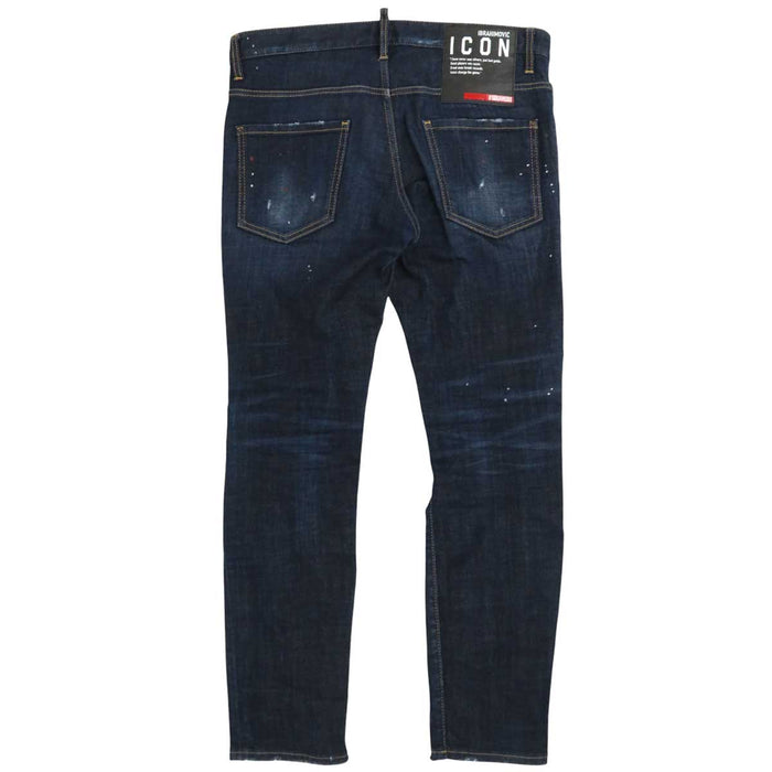 DSQUARED2 
Paint Cotton Distressed 
Skater Jean Skater Denim Pants