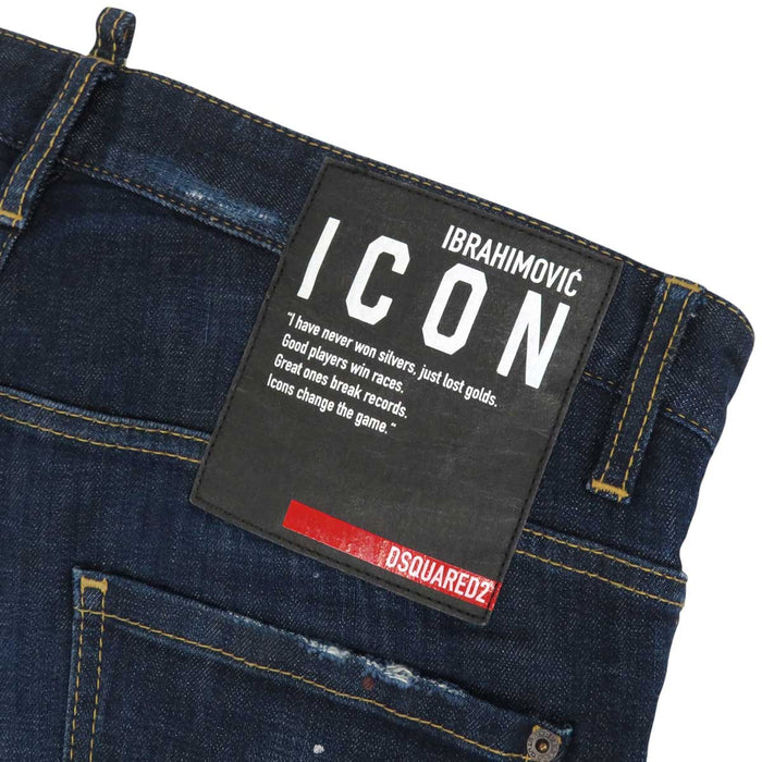 DSQUARED2 
Paint Cotton Distressed 
Skater Jean Skater Denim Pants