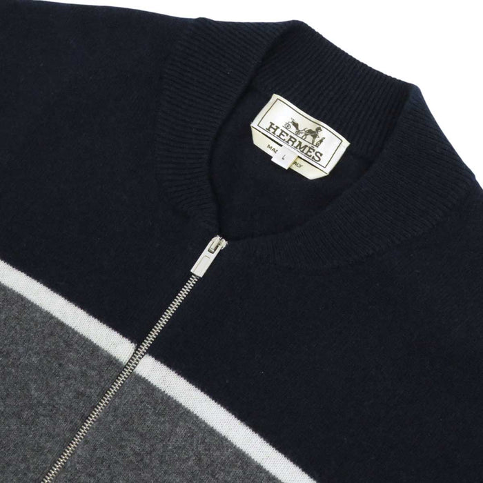HERMES
Full Zip Long Sleeve
Cashmere Zip-Up Cardigan