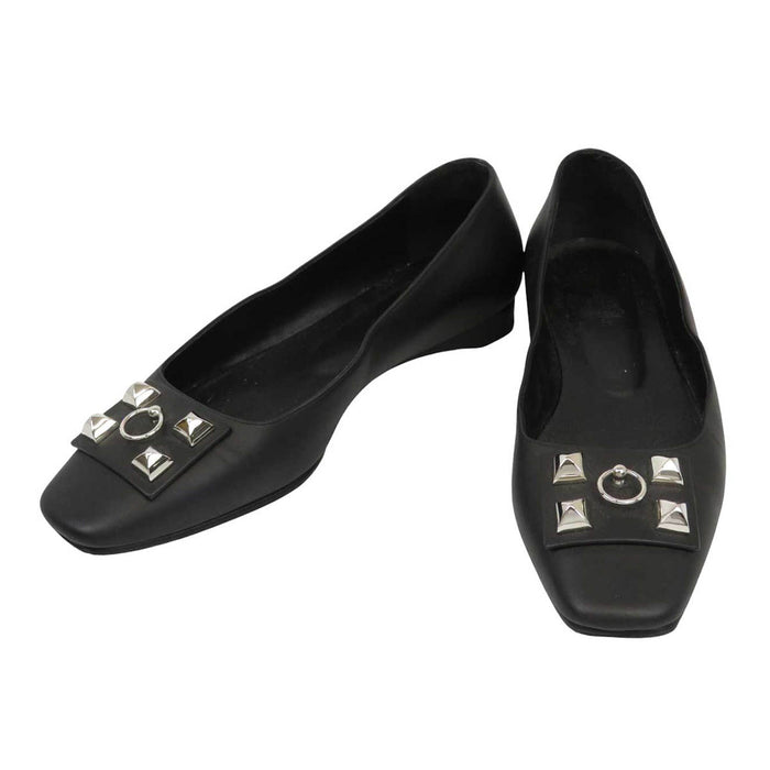 HERMES
Collier de Chien Silver Color Fittings
Danseuse Ballet Flat Pumps