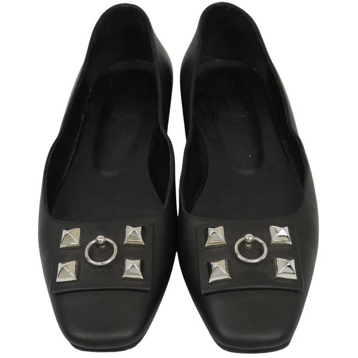 HERMES
Collier de Chien Silver Color Fittings
Danseuse Ballet Flat Pumps