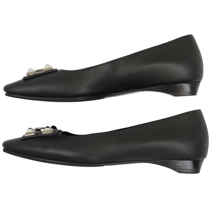 HERMES 
コリエドシアン シルバーカラー金具 
Danseuse バレエ フラット パンプス