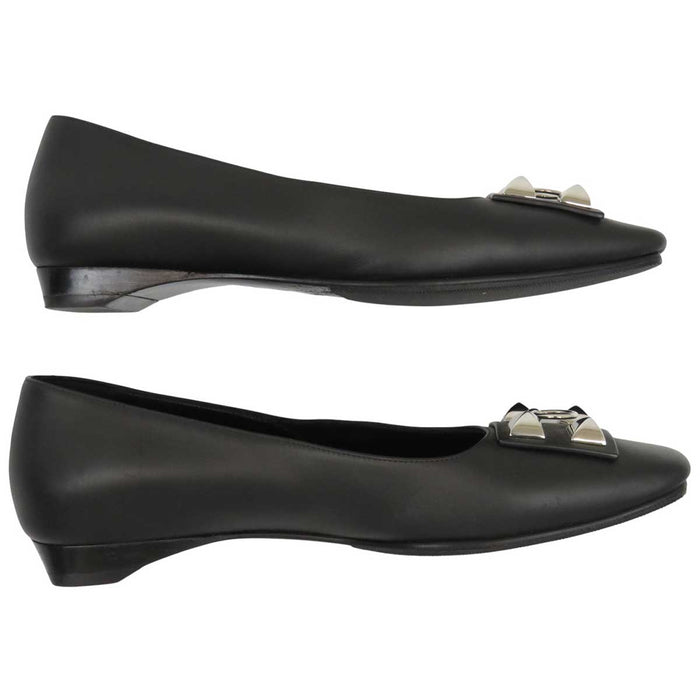 HERMES
Collier de Chien Silver Color Fittings
Danseuse Ballet Flat Pumps