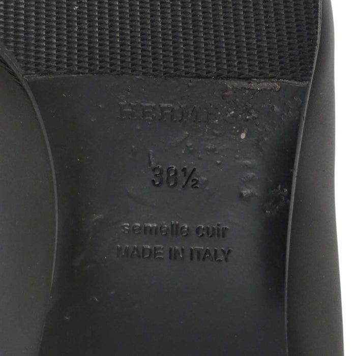 HERMES 
コリエドシアン シルバーカラー金具 
Danseuse バレエ フラット パンプス