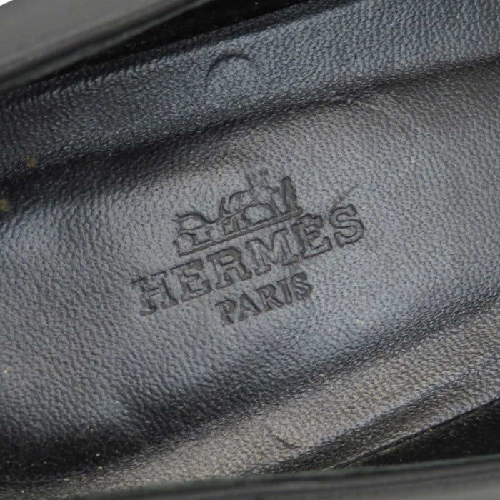 HERMES 
コリエドシアン シルバーカラー金具 
Danseuse バレエ フラット パンプス