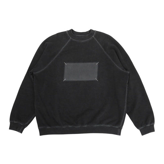 Maison Margiela 
シグネチャーステッチ ヴィンテージブラック オーバーサイズ 
ロングスリーブ スウェット