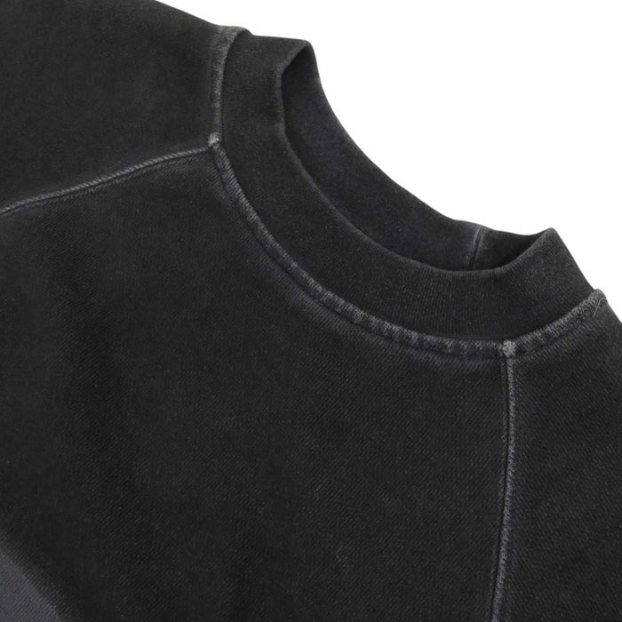 Maison Margiela 
シグネチャーステッチ ヴィンテージブラック オーバーサイズ 
ロングスリーブ スウェット