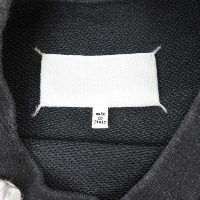 Maison Margiela 
シグネチャーステッチ ヴィンテージブラック オーバーサイズ 
ロングスリーブ スウェット