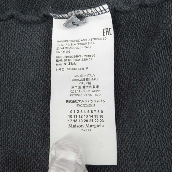 Maison Margiela
Signature Stitch Vintage Black Oversize
Long Sleeve Sweatshirt