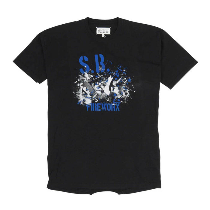 Maison Margiela 
Docking Paint Cotton S.B. FIRE WORX 
Printed T-shirt