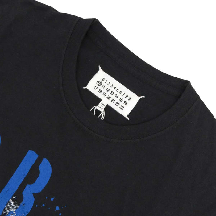 Maison Margiela 
ドッキング ペイント コットン S.B. FIRE WORX 
プリント Tシャツ