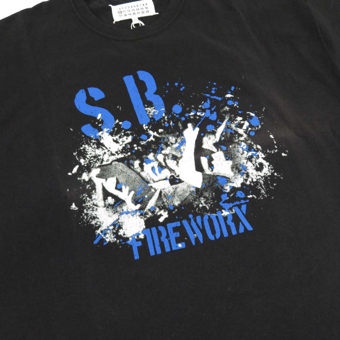 Maison Margiela 
Docking Paint Cotton S.B. FIRE WORX 
Printed T-shirt