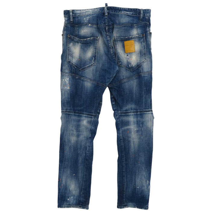 DSQUARED2 
DSQUARED2 Cotton Distressed 
Painted Denim Pants
