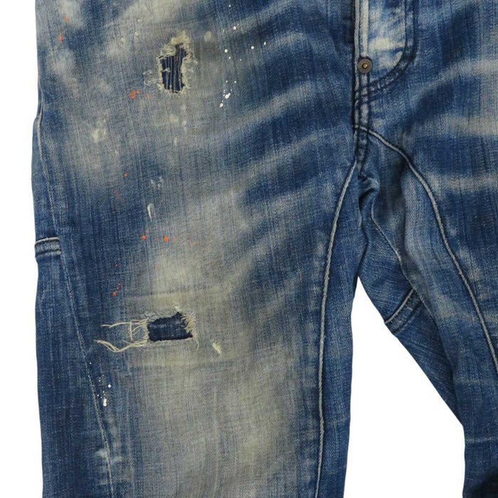 DSQUARED2 
DSQUARED2 Cotton Distressed 
Painted Denim Pants