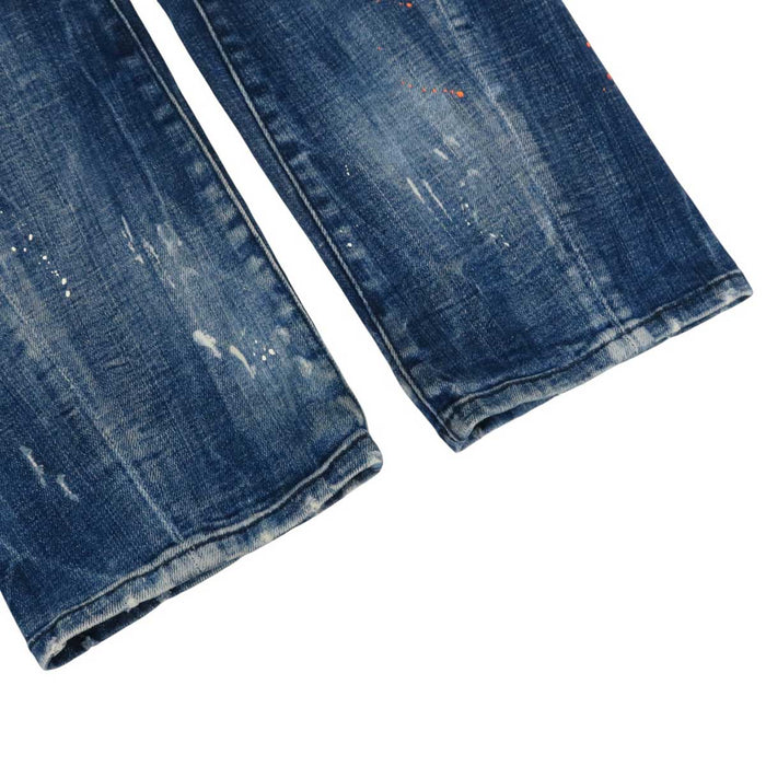 DSQUARED2 
DSQUARED2 Cotton Distressed 
Painted Denim Pants