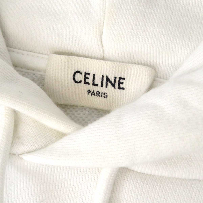 CELINE 
スウェット フーディ 
ロゴ パーカー