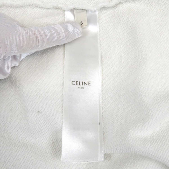 CELINE 
スウェット フーディ 
ロゴ パーカー