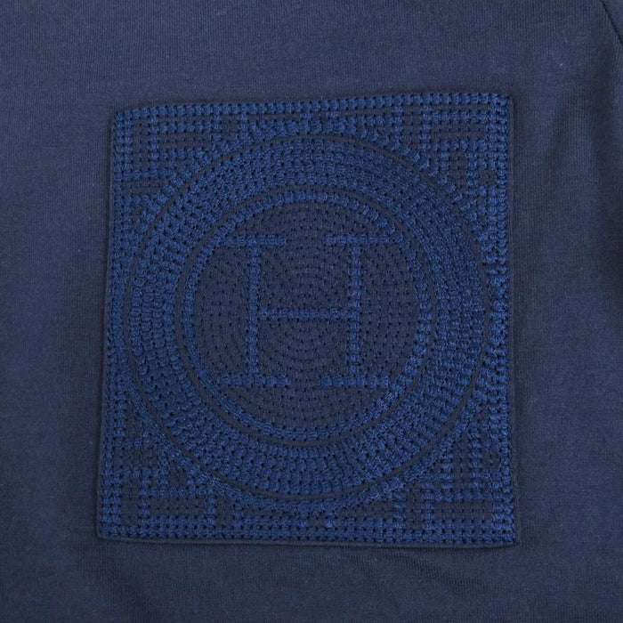 HERMES
Logo H Ash Embroidery
Mosaic Embroidered Patch Pocket Short Sleeve T-Shirt