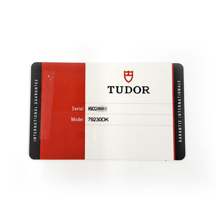 TUDOR 
ヘリテージ ブラックベイ ダーク 
ギャラ付