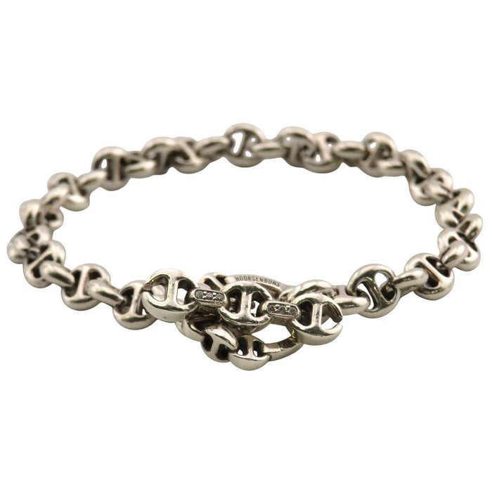 HOORSENBUHS 
シルバー 
5MM OPEN-LINK BRACELET オープンリンク ブレスレット