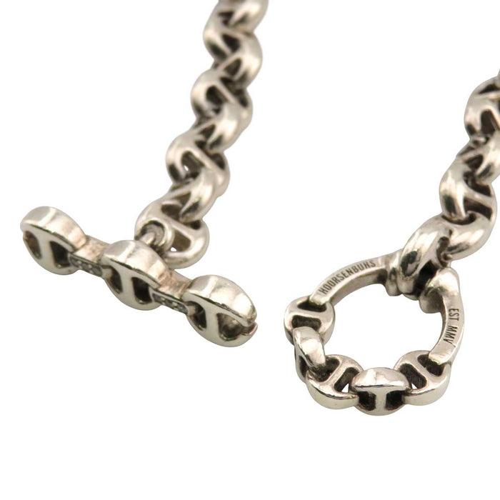 HOORSENBUHS 
シルバー 
5MM OPEN-LINK BRACELET オープンリンク ブレスレット