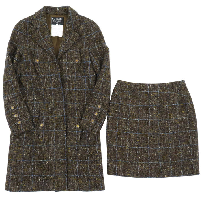 CHANEL
COCO CC Coco Button Wool 94A
Coco Mark Vintage Tweed Setup