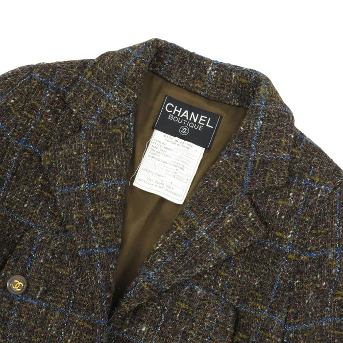CHANEL
COCO CC Coco Button Wool 94A
Coco Mark Vintage Tweed Setup
