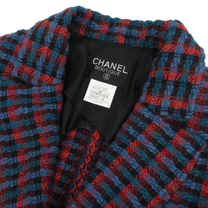 CHANEL 
95A COCO CC ココボタン ヴィンテージ 
ココマーク ツイード アンサンブル