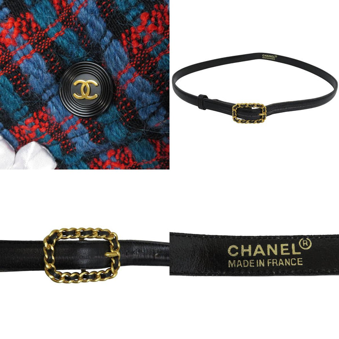 CHANEL 
95A COCO CC ココボタン ヴィンテージ 
ココマーク ツイード アンサンブル
