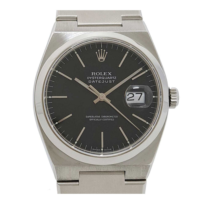 ROLEX 
Datejust Oysterquartz P serie quadrante nero