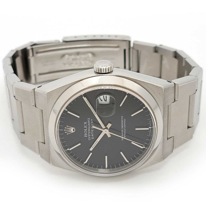 ROLEX 
Datejust Oysterquartz P serie quadrante nero