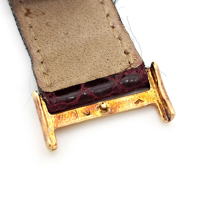 Boucheron 
スクエア ボルドーダイヤル 
箱付