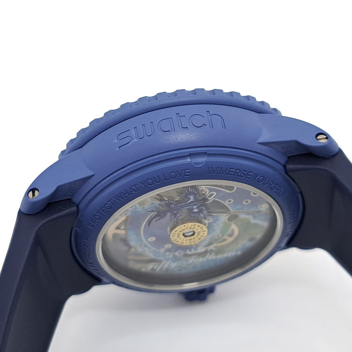 Blancpain 
ブランパン×スウォッチ フィフティ ファゾムス 
箱ギャラ付