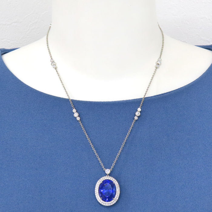TIFFANY&Co. 
ソレスト タンザナイト ダイヤモンド ネックレス
