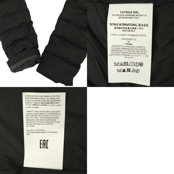 TATRAS 
ウール ロング ジップアップ 
LAVIANA ラビアナ ファー付き ダウンコート