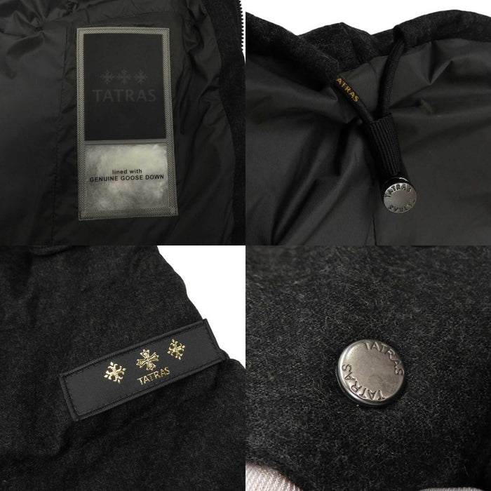 TATRAS 
ウール ロング ジップアップ 
LAVIANA ラビアナ ファー付き ダウンコート