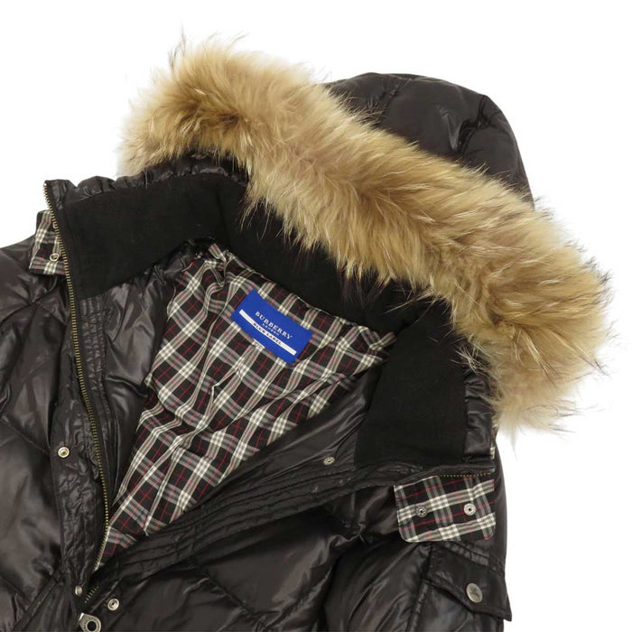 BURBERRY
Lining Check Pattern Hood Logo Embroidery Nylon
Fur Down Jacket
BLUE LABEL