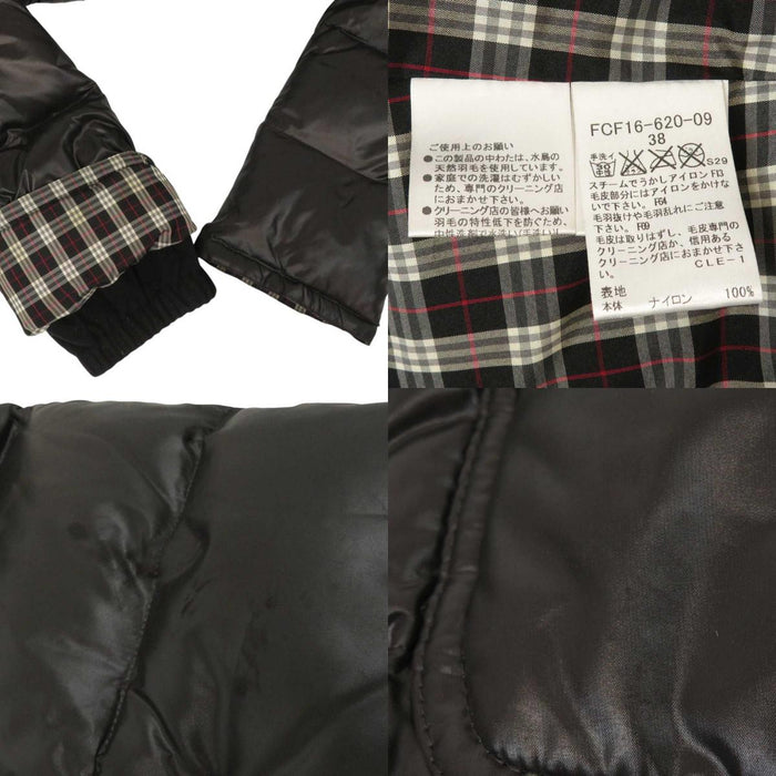 BURBERRY
Lining Check Pattern Hood Logo Embroidery Nylon
Fur Down Jacket
BLUE LABEL