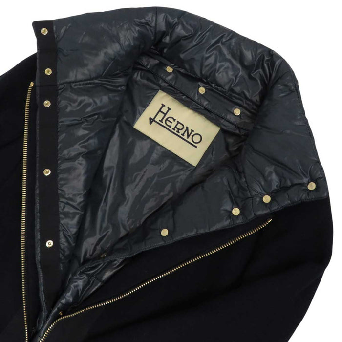 Herno 
ウール レイヤード 
デタッチャブル パネルコート