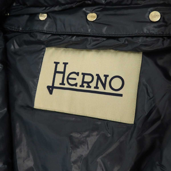 Herno 
ウール レイヤード 
デタッチャブル パネルコート