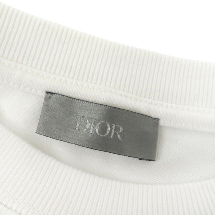 Dior 
刺繍 コットン 
ロゴ エンブロイダリー Tシャツ 
ディオールオム