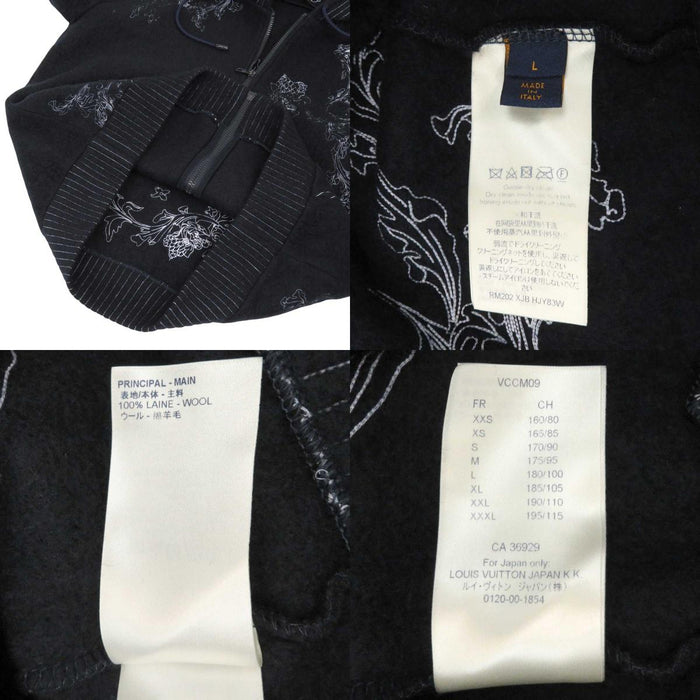 LOUIS VUITTON
LV RM202 XLB HJY83W 標誌 羊毛 連帽衫
花卉 刺繡 拉鍊外套