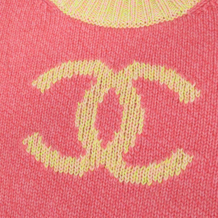 CHANEL 
COCO CC 可可鈕扣 
可可標誌 標誌 套頭衫 羊絨 針織衫
