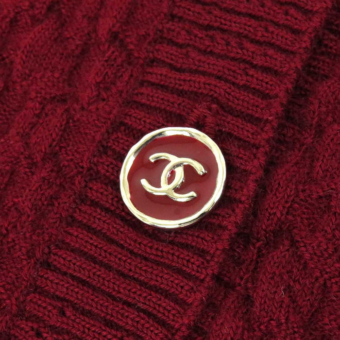 CHANEL 
COCO CC ココボタン ニット 
ココマーク カシミヤ カーディガン