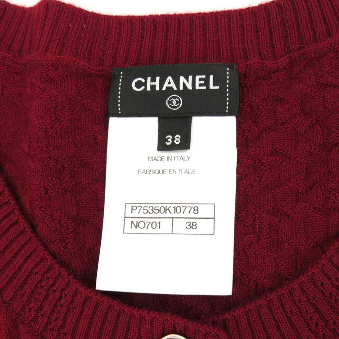 CHANEL 
COCO CC ココボタン ニット 
ココマーク カシミヤ カーディガン