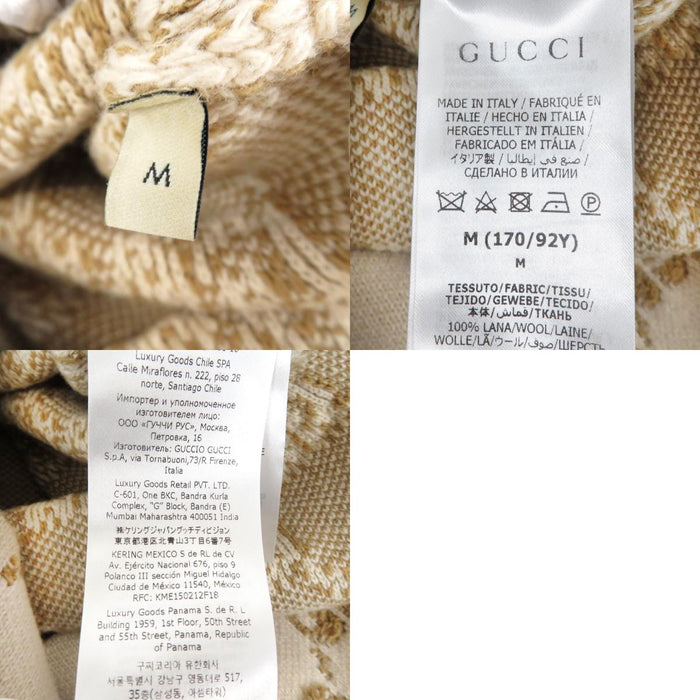GUCCI 
交織G標誌鈕扣短袖針織衫 
GG 羊毛布克雷提花連衣裙