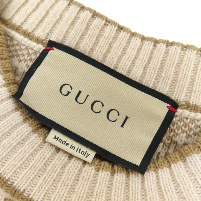 GUCCI 
交織G標誌鈕扣短袖針織衫 
GG 羊毛布克雷提花連衣裙