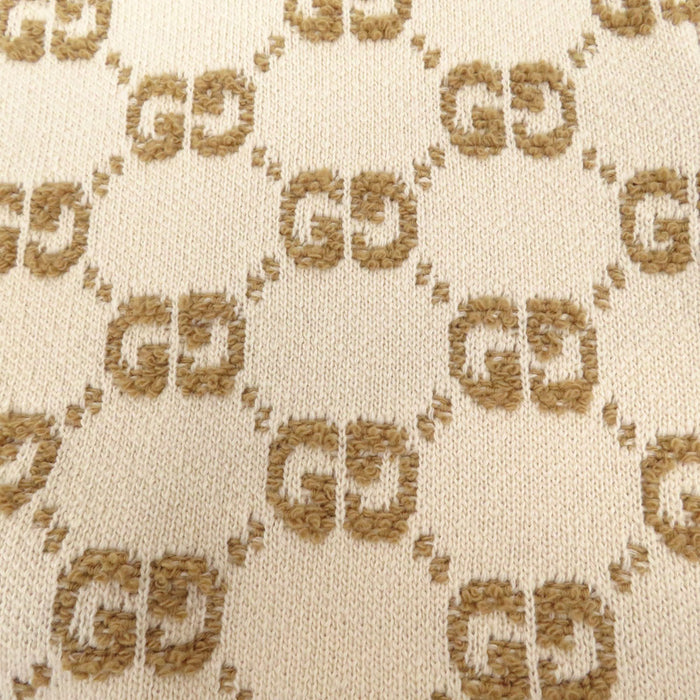 GUCCI 
インターロッキングG ロゴボタン ショートスリーブ ニット 
GG ウール ブークレ ジャカード ドレス