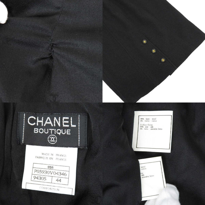 CHANEL
COCO CC 可可鈕扣 95A
可可標誌 復古 羊毛 套裝